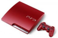 Playstation 3 320GB Slim Scarlet Red, Unboxed