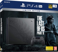 Playstation 4 Pro 1TB Console Last Of Us II Limited Edition, Boxed
